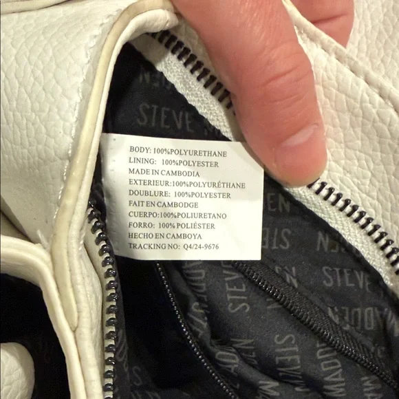 Steve Madden White Womens Messenger Bag - Picture 4 of 4